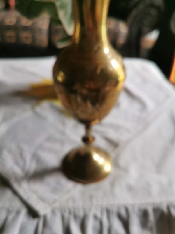 Vintage brass vase 29 cm