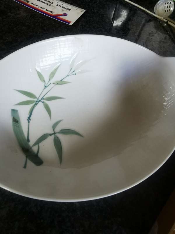 Vintage bamboo bowl