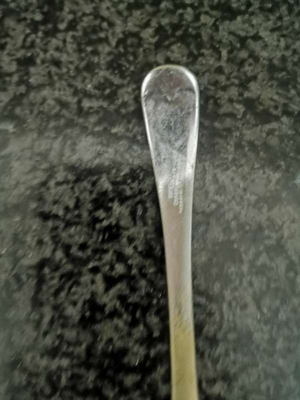 Vintage  Sipelia chrome plated sheffield sugar spoon