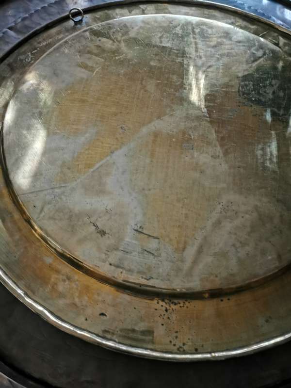 VINTAGE BRASS WALL HNGING PLATE