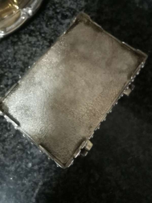 silverplated jewelry box