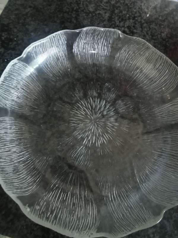 VINTAGE PATTERN GLASS BOWL