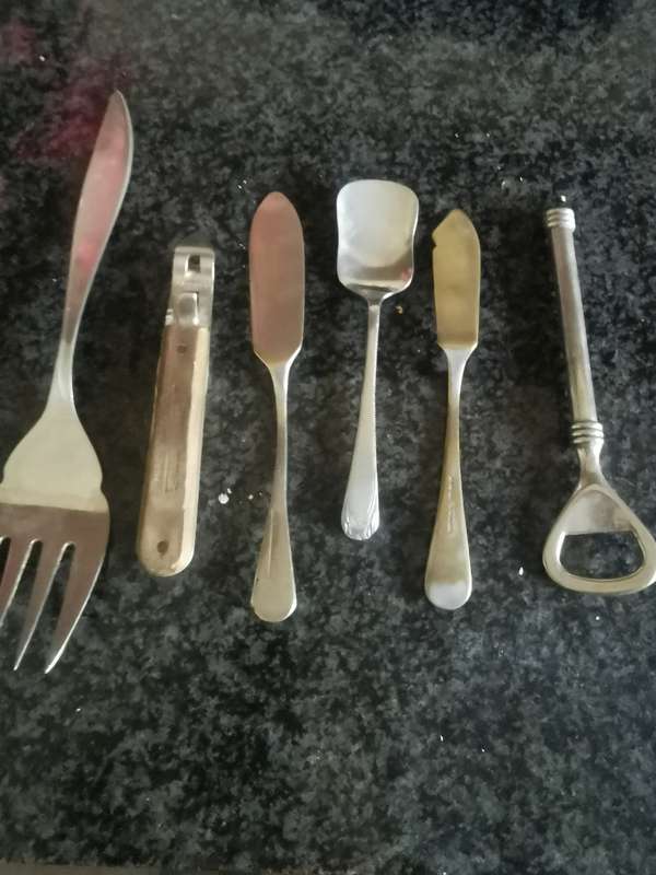 vintage lot kitchen items