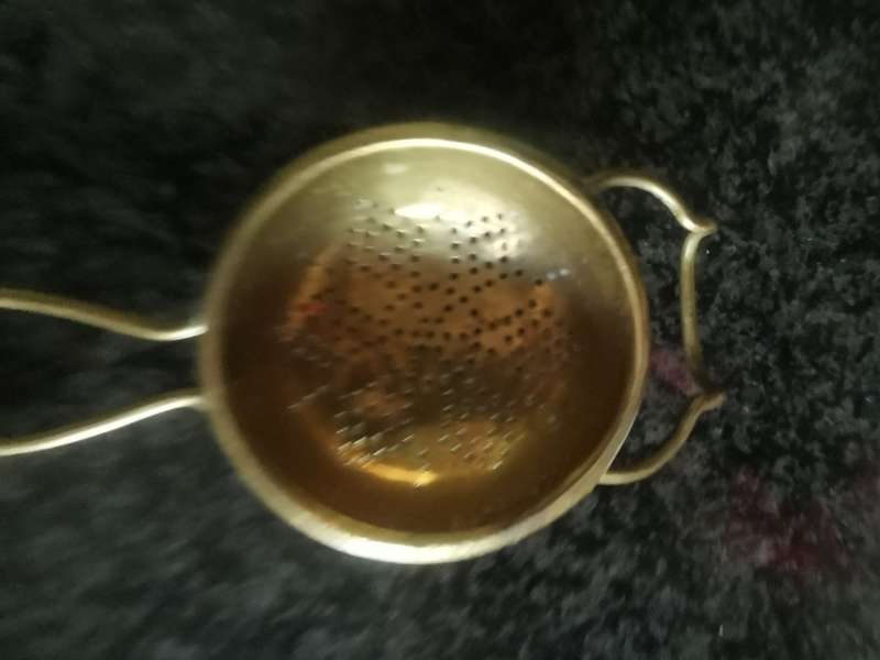 Vintage tea sieve