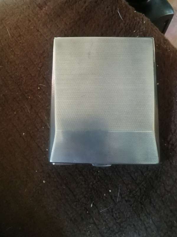 VINTAGE SILVERPLATED CIGARETTE CASE