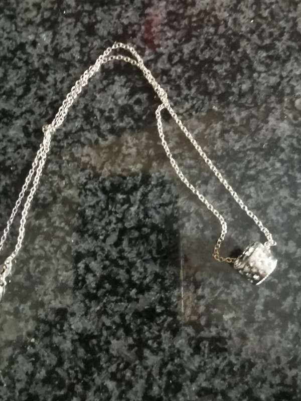 NEW 925 STERING SILVER CHAIN WITH  STERLING SILVER PENDANT