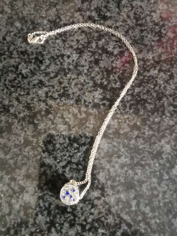 NEW 925 STERING SILVER CHAIN WITH  STERLING SILVER PENDANT