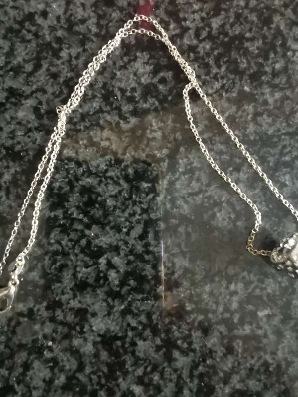 NEW 925 STERING SILVER CHAIN WITH  STERLING SILVER PENDANT