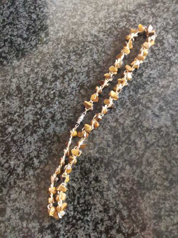VINTAGE TIGERE EYE CHAIN