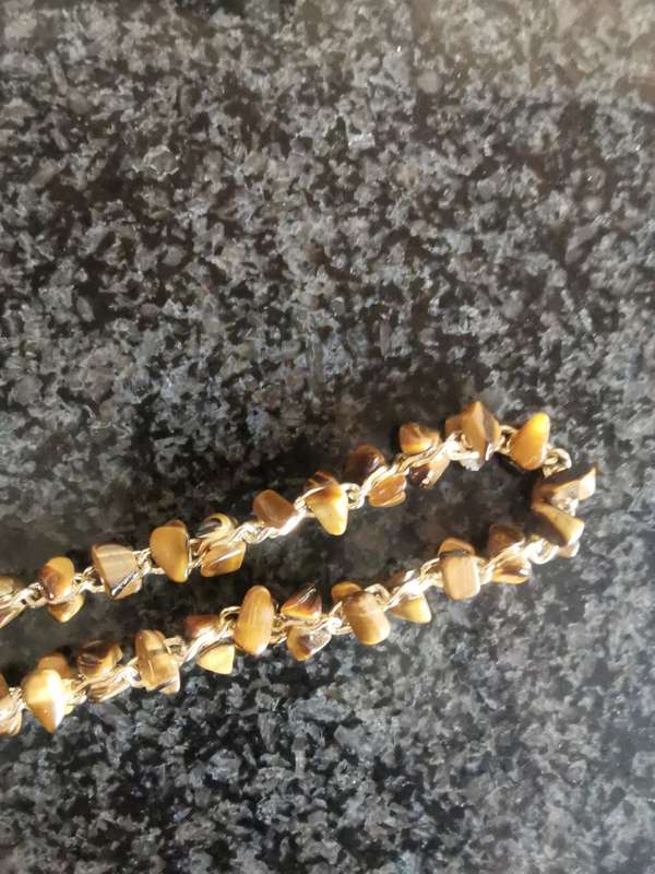 VINTAGE TIGERE EYE CHAIN