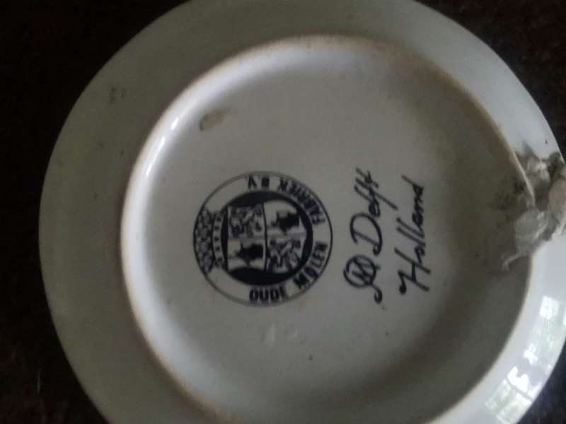 VINTAGE 8CM DELFT HOLLAND PLATE