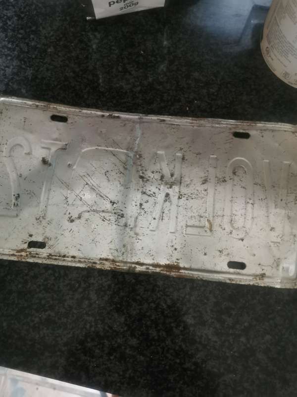 COLLECTABLE 1937  VOLKSWAGEN NUMBERPLATE GEMANY