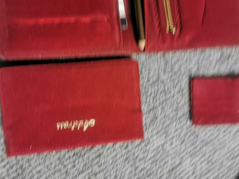 VINTAGTAGE YARDLEY VELVET PURSE WITH EXCESSORIES
