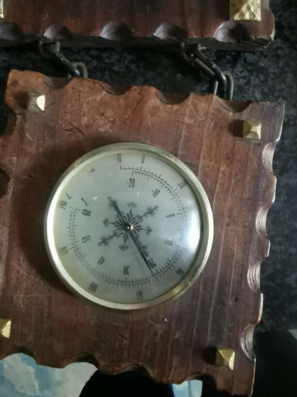 Vintage hanging  sunmaster on wood