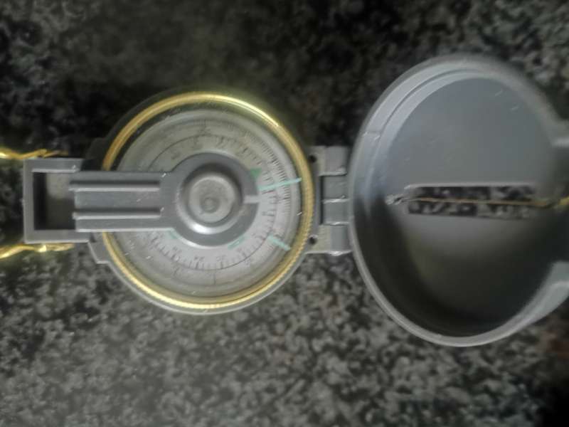 COLEMAN ENGINEER LENSATIC COMPASS