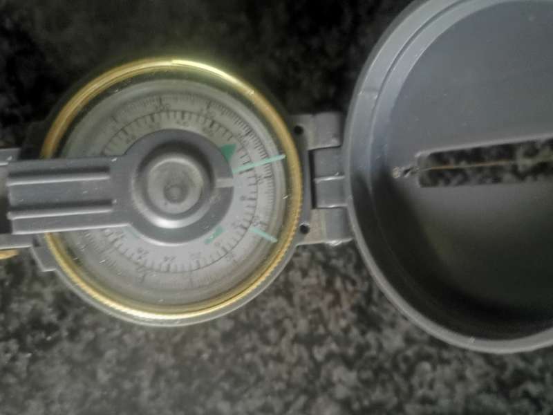 COLEMAN ENGINEER LENSATIC COMPASS