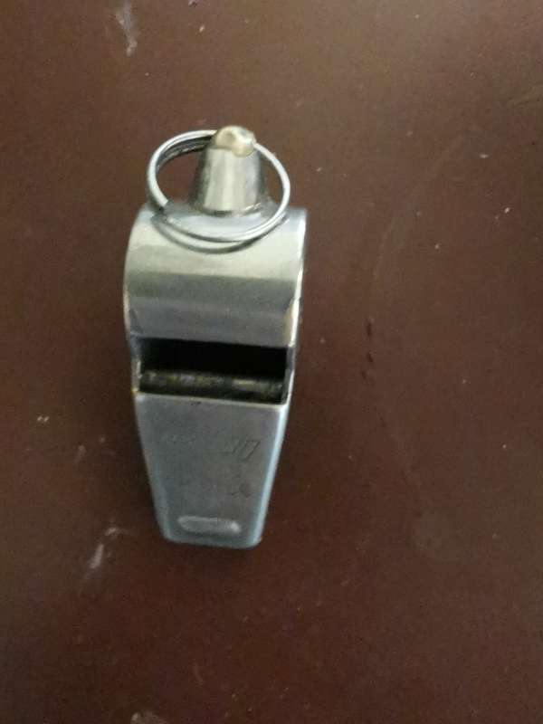 Vintage KPI  Brass whistle