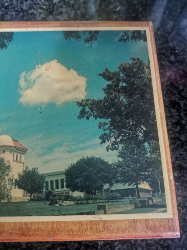 VINTAGE PHOTO OF FAMOUS CHURCH IN PAARL ON WOOD