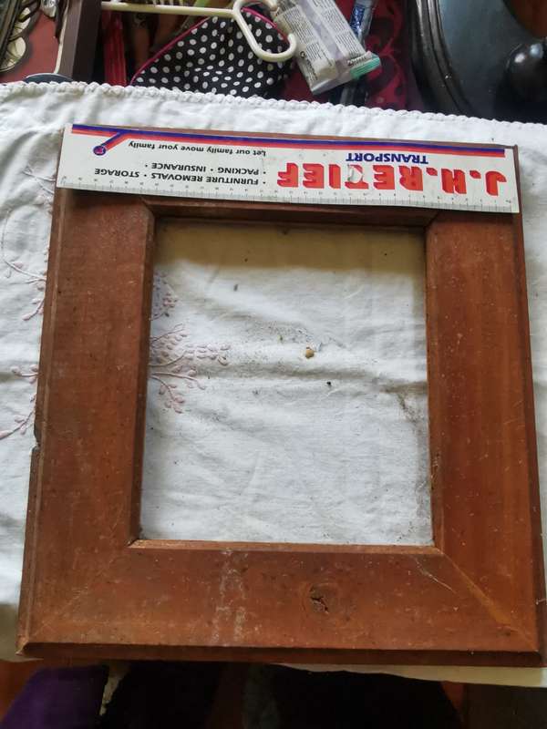 Vintage wooden frame