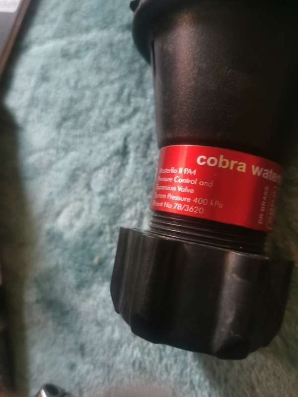 NEW COBRA 400KPA WATERTECH VALVE
