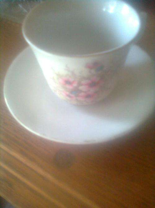 VINTAGE CUP AND SAUCER