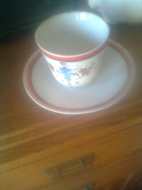 VINTAGE CUP AND SAUCER