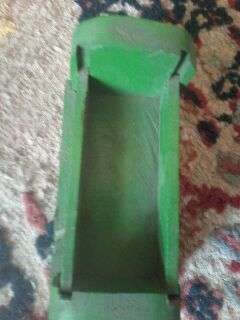 vintage wooden bed small doll up to 7cm