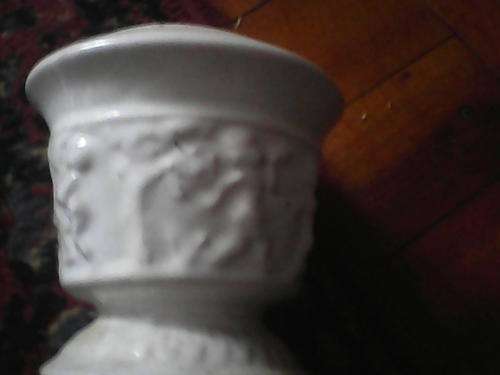 Detailed porcelain flower vase