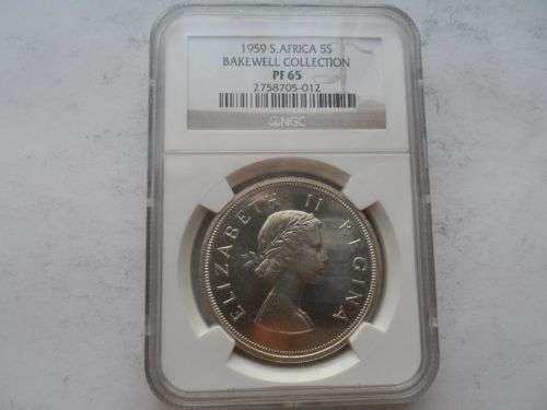 1959 Five shillings PF 65