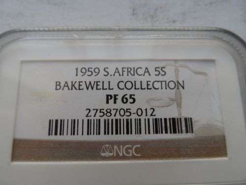 1959 Five shillings PF 65