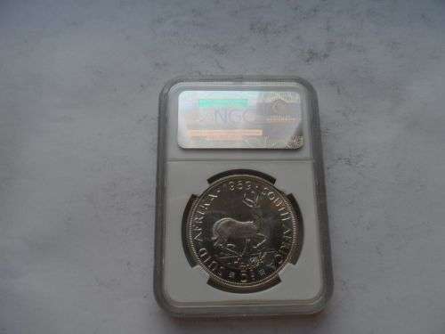 1959 Five shillings PF 65