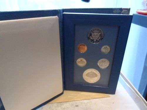 United States 1987 prestige proof coin set, silver.