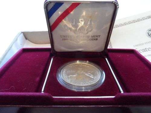 USA Mint 1988 Olympic proof silver dollar