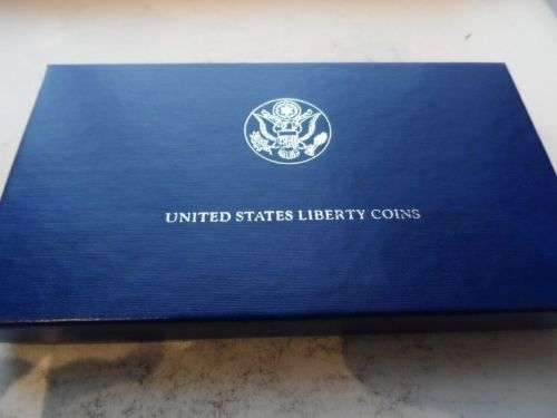 USA Liberty coin set. Silver Liberty Dollar 1986. proof