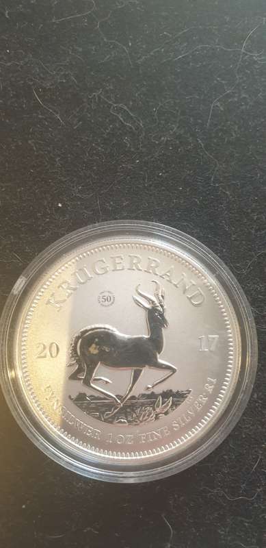 Two Silver 2017 kruger rands encapsulated