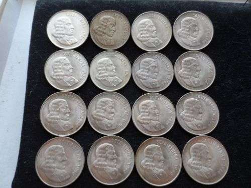 1966 Silver One Rand coins. 16 avaliable. R140 each.