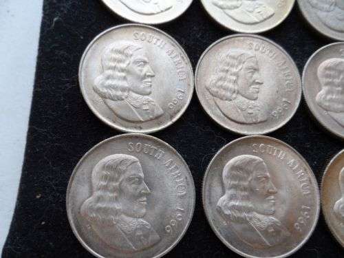 1966 Silver One Rand coins. 16 avaliable. R140 each.