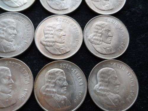 1966 Silver One Rand coins. 16 avaliable. R140 each.