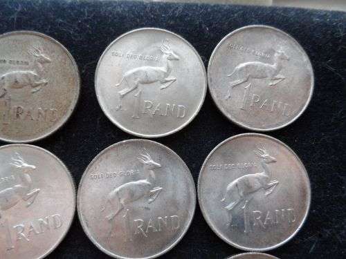 1966 Silver One Rand coins. 16 avaliable. R140 each.