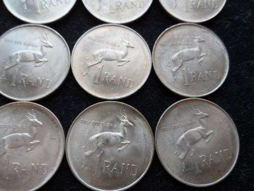 1966 Silver One Rand coins. 16 avaliable. R140 each.
