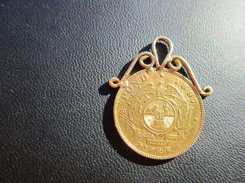 1897 ZAR kruger gold half pond