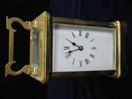 Brass carriage clock