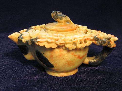 Vintage soapstone teapot