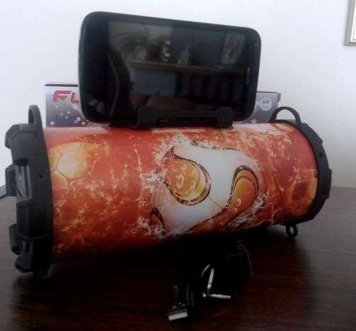 Fussion Bluetooth speaker with shoulder strap