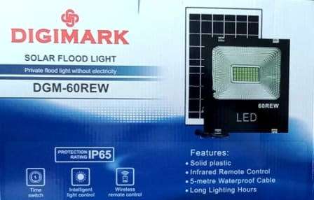 60 W Solar Flood Lights with Remote