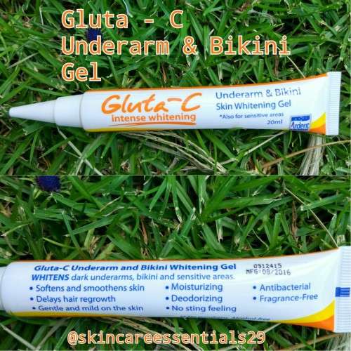 Gluta-C Underarm and Bikini Whitening Gel and Gluta-C Scrub best combo