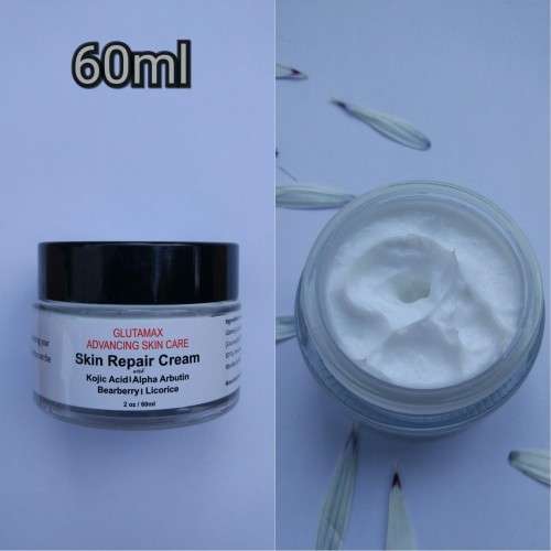 Glutamax Skin Lightening Cream with Kojic Acid Alpha Arbutin Bearberry Licorice - 2oz- 60ml