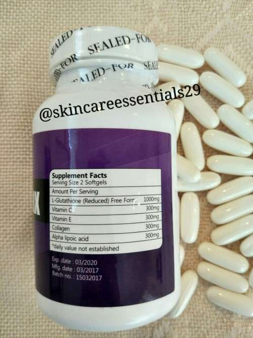 GLUTAMAX GLUTATHIONE FOR SKIN LIGHTENING 2200mg