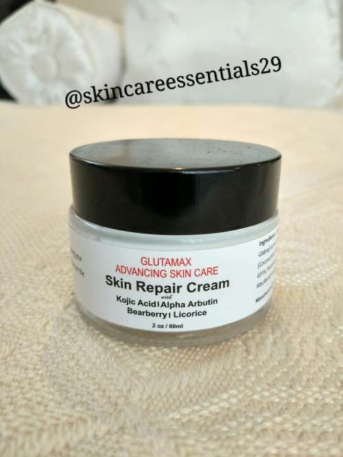 Glutamax Skin Lightening Cream with Kojic Acid Alpha Arbutin Bearberry Licorice - 2oz- 60ml