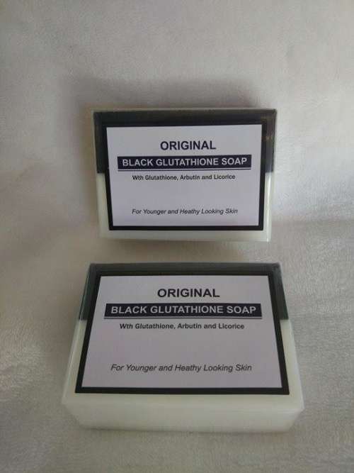 ORIGINAL BLACK GLUTATHIONE SOAP WITH ARBUTIN/LICORISE FOR SKIN LIGTENING- 135g x 2
